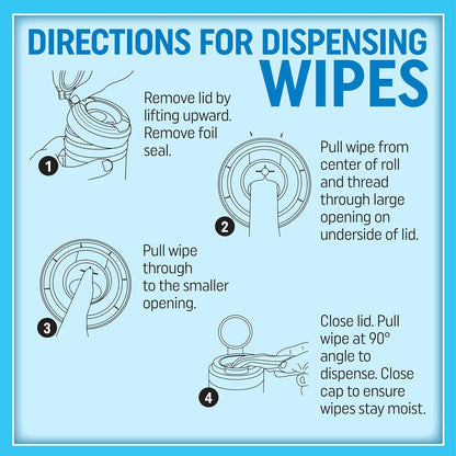 MiracleWipes for Paint Prep & Cleanup, Remove Tough Grime Build-Up, Wet Paint, Caulking, Epoxy, Colorant, and more from Hands, Surfaces, & Tools - 60 Count