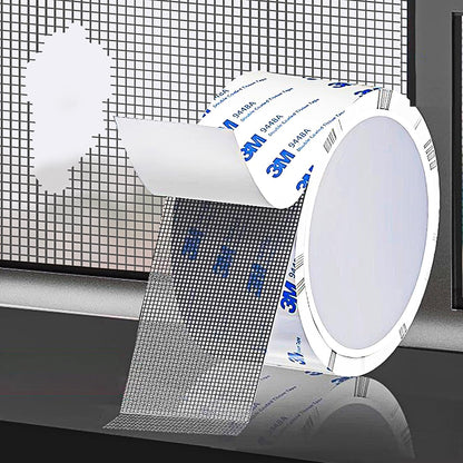 Super Strong Adhesion Screen Repair Tape Replacement Kit, Made of 3M, Screen Tape Mesh Repair for Window Screen and Screen Door Tears Holes, Grey 1.97In X 6.57Ft