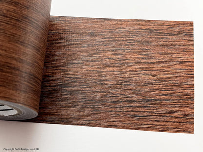 MATCH 'N PATCH Realistic Wood Grain Repair Tape - Durable Multi-Use Adhesive Tape for Furniture, Floors, Cabinets, Windows, Doors, RV, Home Decor & DIY Projects - Dark Walnut, 2.25 in x 15 feet