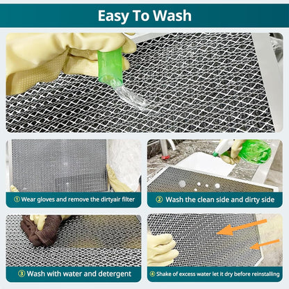 Torjim 12x12x1 MERV8 Washable & Reusable Electrostatic Air Filter - AC/HVAC Furnace Filter, Permanent, Easy Install