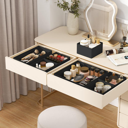 DIMJ Drawer Organizer Clothes - 16 Pack Baby Dresser Organizer for Nursery, Foldable Drawer Organizer Bins for Closet Bedroom Organization, Fabric Clothes Storage Dividers for Underwears, Socks, Bras