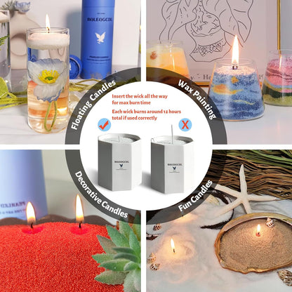 Camellia Scented Red Pearled Candle 18oz Luxury Sand Candle Granulated Wax - 30 Cotton Wicks - Wax for Candle Making Decorative Candles Smooth and Clean Burning Lasts up to 120 Hours