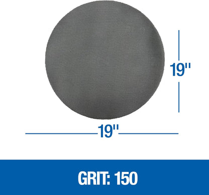 Floor Sanding Screen Disc, 10 Pack, 19", Grit 150