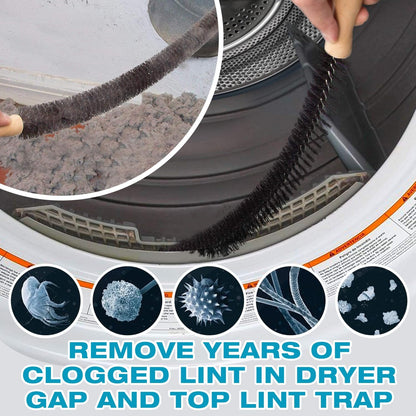 Sealegend 15-Piece 25-Feet Dryer Vent Cleaner Kit, Dryer Cleaning Tools, Omnidirectional Dryer Lint Vacuum Attachment, Dryer Vent Brush, Universal Vacuum & Dryer Adapters (Blue)