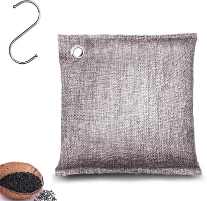 Activated Charcoal Odor Absorber, Odor Eliminator for Strong Odor,Coconut Shell Charcoal Air Purifying Bags for Home Car Closet Pet, Smoke Room Deodorizer