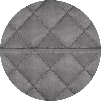 PureFit Reversible Quilted Sofa Cover, Water Resistant Slipcover Furniture Protector, Washable Couch Cover with Non Slip and Elastic Straps for Kids, Dogs, Pets (Oversized Chair, Gray/Gray)