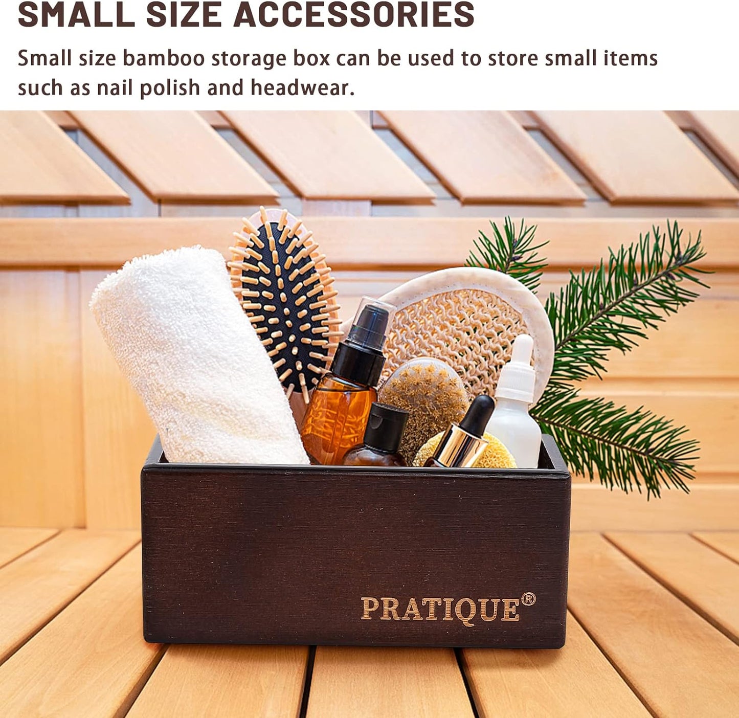 Bamboo Drawer Organizer - Kitchen Utensil Organizer Silverware Tray Cutlery Holder，Office Desk Supplies and Accessories,12 * 5.9 * 2.6,Nut-brown