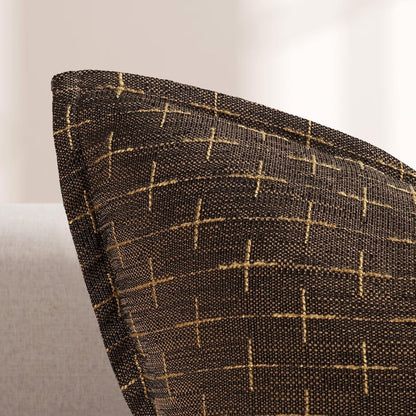 ZWJD Pillow Covers 24x24 Set of 2 Soft Polyester Textured Pillow Covers with Stylish Flange Edge Cozy Farmhouse Throw Pillows for Couch Bed Sofa Living Room