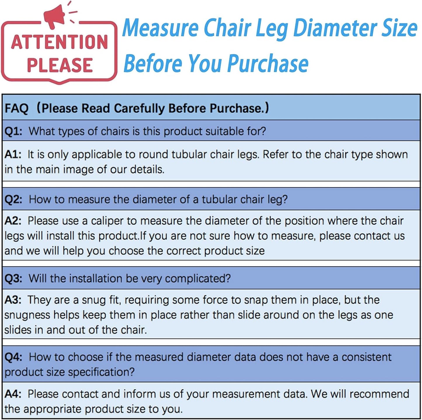 Rectangle U Shaped Chair Leg Tips Caps with Felt Pads,Furniture Feet Protector Slide Smoothly Glides No Scratches No Noise Protect Hardwood Floor,Fit 14mm(9/16inch) Diameter Tubular Leg (Black 8PCS)