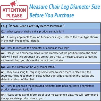 Rectangle U Shaped Chair Leg Tips Cap with Felt Pads,Furniture Feet Protector Slide Smoothly Glides,Protect Hardwood Floor No Scratches No Noise,Fit 19mm(3/4inch) Diameter Tubular Legs (Black 32PCS)