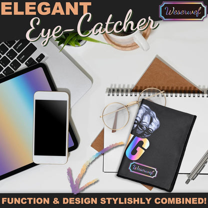 WESERWEF Design Microfiber Glasses Cleaning Cloth – Premium Cleaning Cloth for Eyeglasses, Screens, Tablets, Cameras & Lenses, 12" x 12", Ultra-Soft & Scratch-Free (Gorilla)