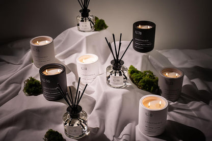 U.78 Luxury Scented Candle – Orange Peel, Bergamot & Sandalwood | Hand-Poured in USA w/ 100% Natural Coconut & Apricot Wax | Double Wick, Long-Lasting Aromatherapy Candle for Home & Gifts (12.5 oz)