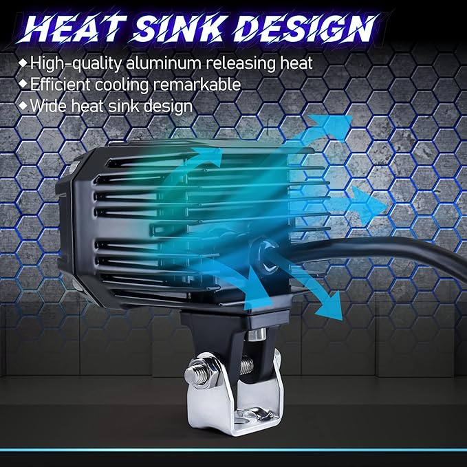 eTzone New LED Forklift Lights Blue LED Straight Line Forklift Safety Light 10W DC 10-80V Warehouse Hazardous Area Warning Lights 2 Pack