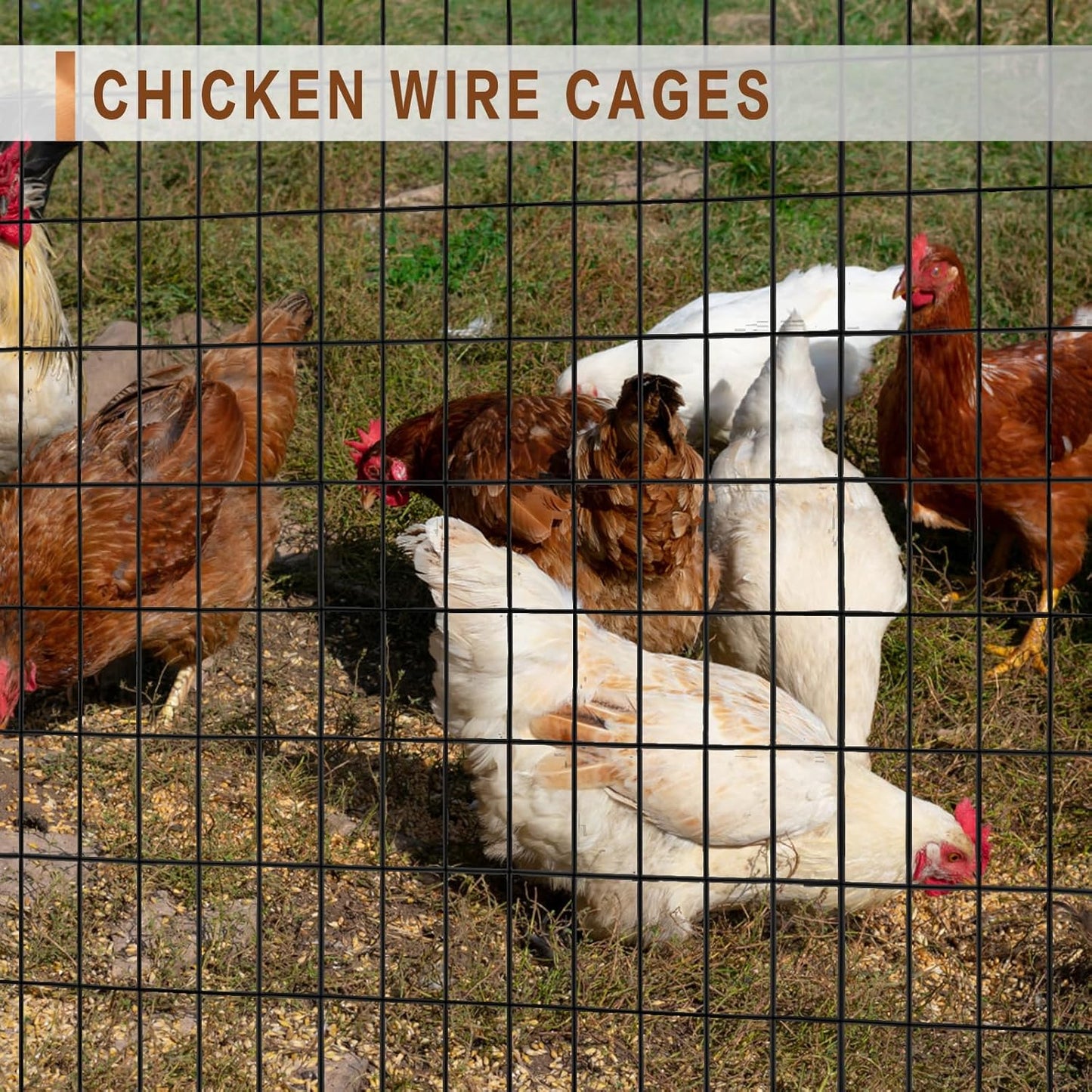 Tongmo 2 ft x 100 ft Black PVC Coated Welded Wire Fence, 16GA Garden Chicken Wire Fence Roll, Mesh Size 2" x 4" Hardware Cloth, Ideal for Yard Protection and Poultry Netting