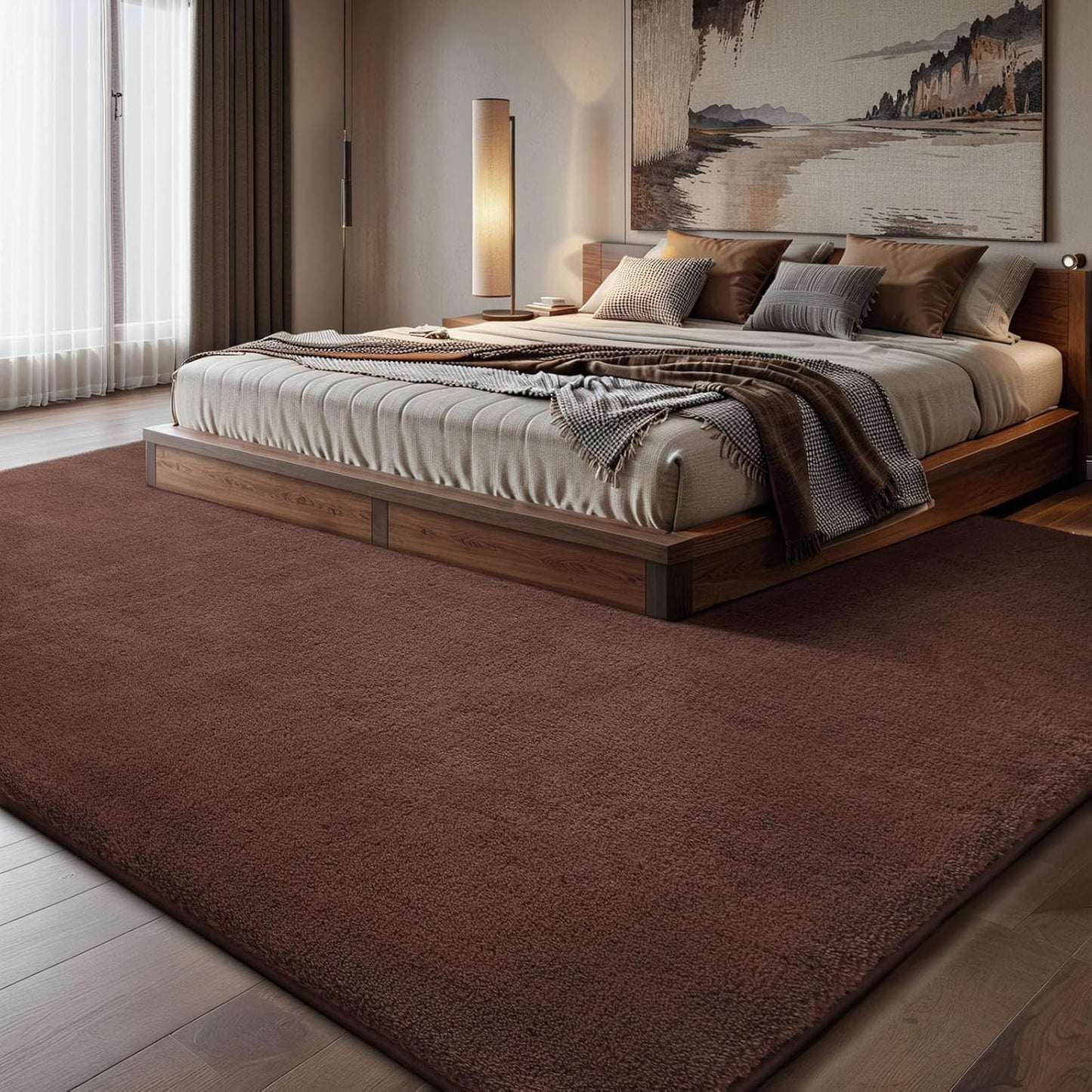 Sour Lemon 5x7 Area Rugs for Living Room, Soft Large Area Rug Fluffy Rugs for Bedroom，Machine Washable Area Rug Non Slip Carpet Rug for Living Room Playroom Kids Room Home Decor