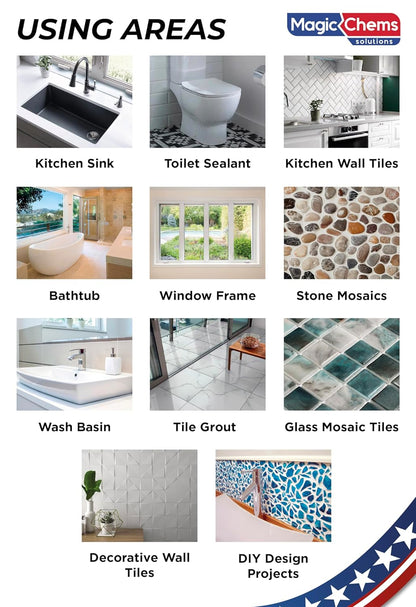 Tile Grout Repair, Cream 8.8 oz/250gr. Fast Drying Grout Repair Kit, Grout Filler Tube Repair Kit, Tile Grout Paint, Grout Sealer Restore and Renew Bathroom Floor, Tile Gaps, Joints, Lines