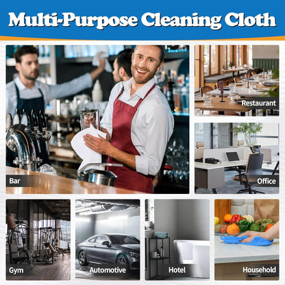 FIXSMITH Microfiber Cleaning Cloth, Pack of 12, Shop Towels Bulk, Microfiber Towels for Cars, Lint Free, Scratch-Free Cleaning Cloths, Cleaning Rags for Housekeeping, 11.5 x 11.5 inch