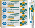 MED Pride Triple Antibiotic Pride Ointment Tube 1 Oz 4-Pack, First Aid for Minor Wounds, Scratches, Abrasions, with Zinc, Neomycin, Polymyxin