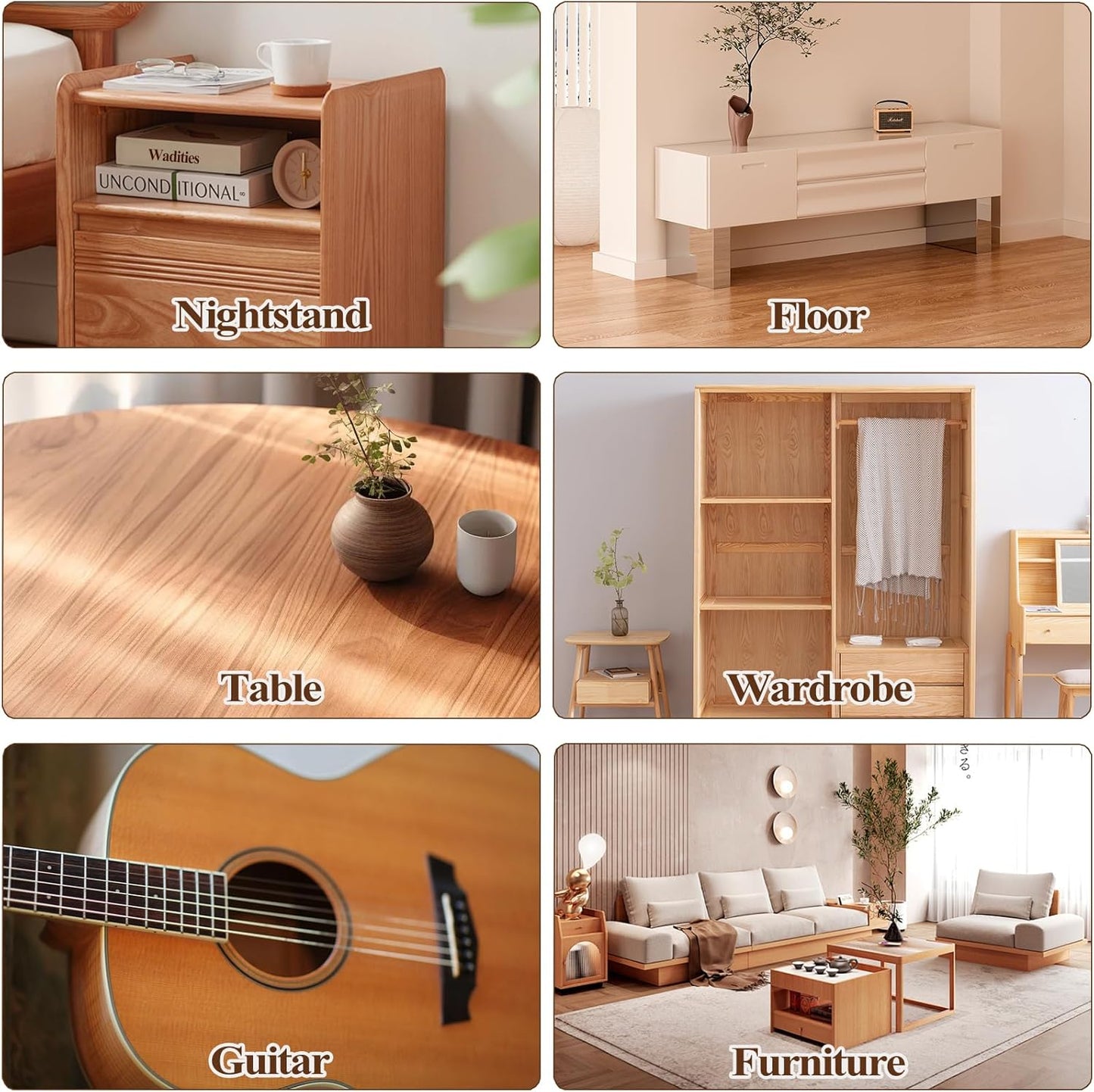 Black Wood Filler, Black Wood Putty, Paintable Stainable Wood Repair Putty, 9.87 Ounce Wood Furniture Repair kit, Quickly Repair Wood Cracks and Holes on Wooden Floor Furniture (Black)