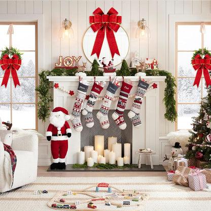 1Pack Large Christmas Bows Velvet Red Bows Holiday Red Christmas Bows Decorations for Wreath Velvet Bows Decor for Christmas Tree Topper, Front Door, Outdoor(14 * 12 inch)