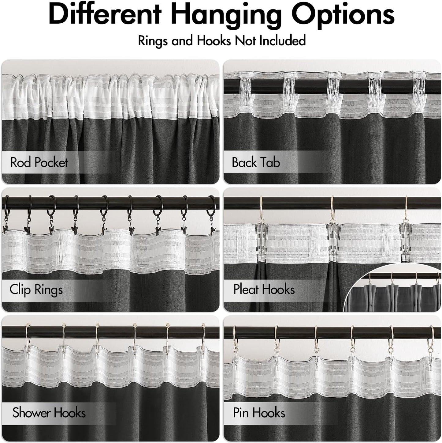 MIULEE Grey Velvet Curtains 96 inches Long 2 Panels - Luxury Pinch Pleated Room Darkening Window Drapes for Bedroom Living Room Thermal Insulated Super Soft Blackout, Back Tab Rod Pocket Gray