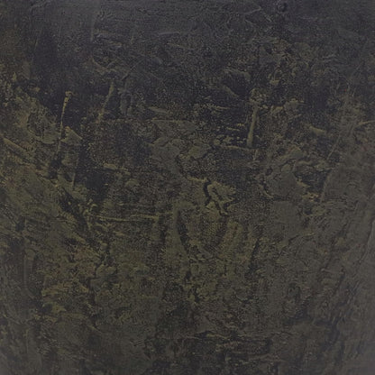 Sunnydaze 24-Inch Anjelica Large Plastic Pot for Plants - Outdoor Polyresin Round Planter with Drillable Drainage Holes - Sable