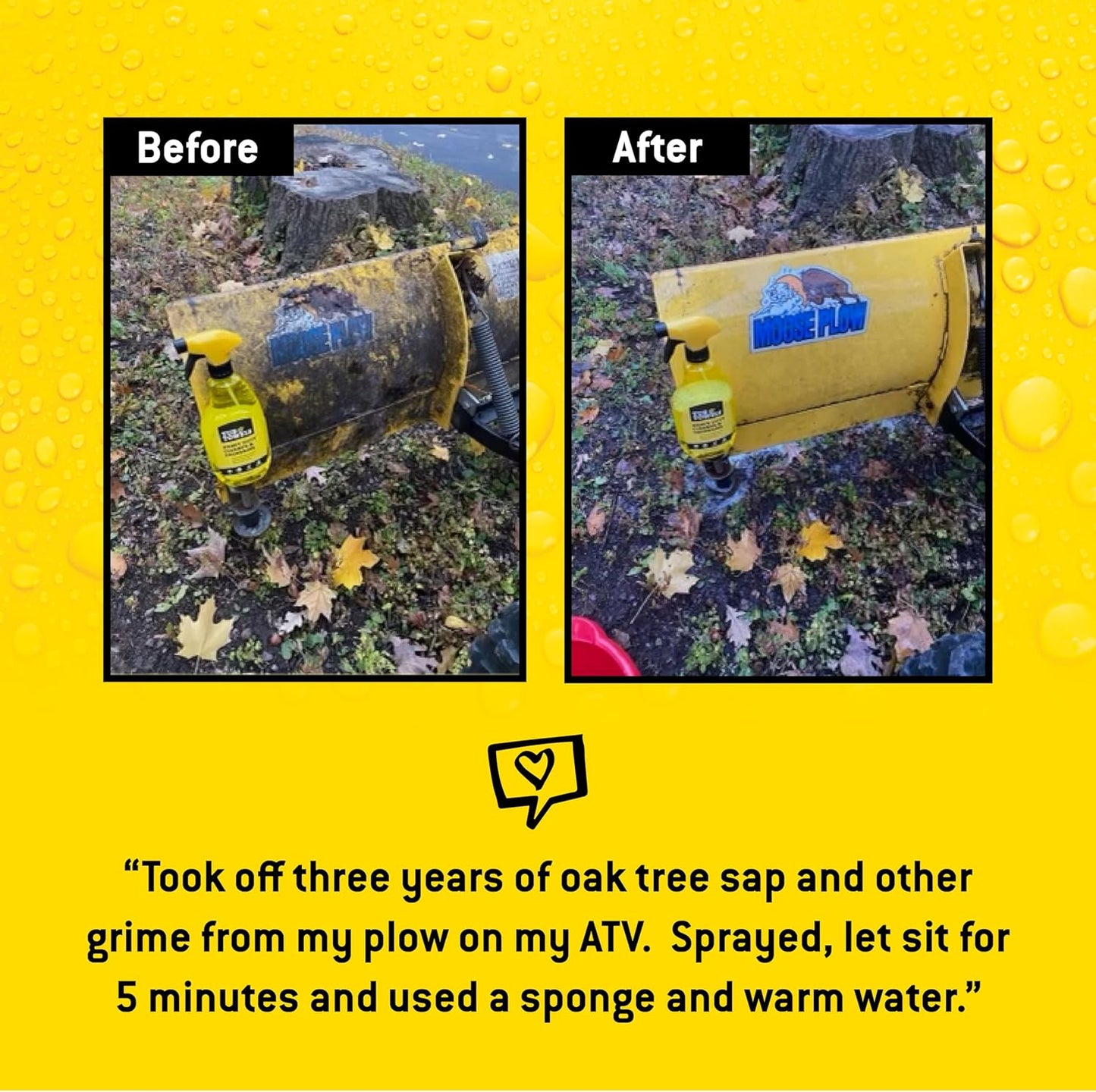 Tub O' Towels Heavy Duty Cleaner and Degreaser Spray Helps in Removing Oil Tar Paint Dirt Caulk Grease Grime Gunk Epoxies, Industrial Strength, Home & Auto, Made In USA, Citrus Scent, 24oz, 3-Pack