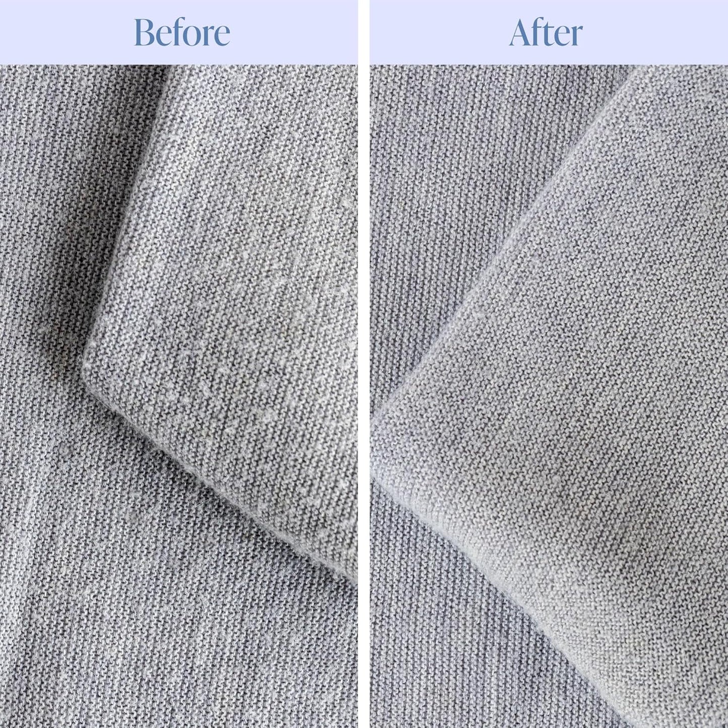 Nori Trim Fabric Shaver - Lint Remover for Clothes & Furniture Couch Pilling - Sweater Pill Remover - Clothes Shaver with 6 Precision Blades - Wireless and Rechargeable - Navy