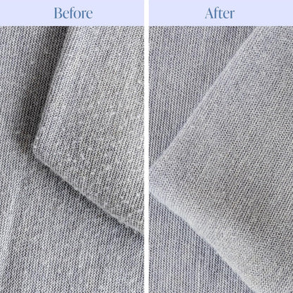 Nori Trim Fabric Shaver - Lint Remover for Clothes & Furniture Couch Pilling - Sweater Pill Remover - Clothes Shaver with 6 Precision Blades - Wireless and Rechargeable - Navy