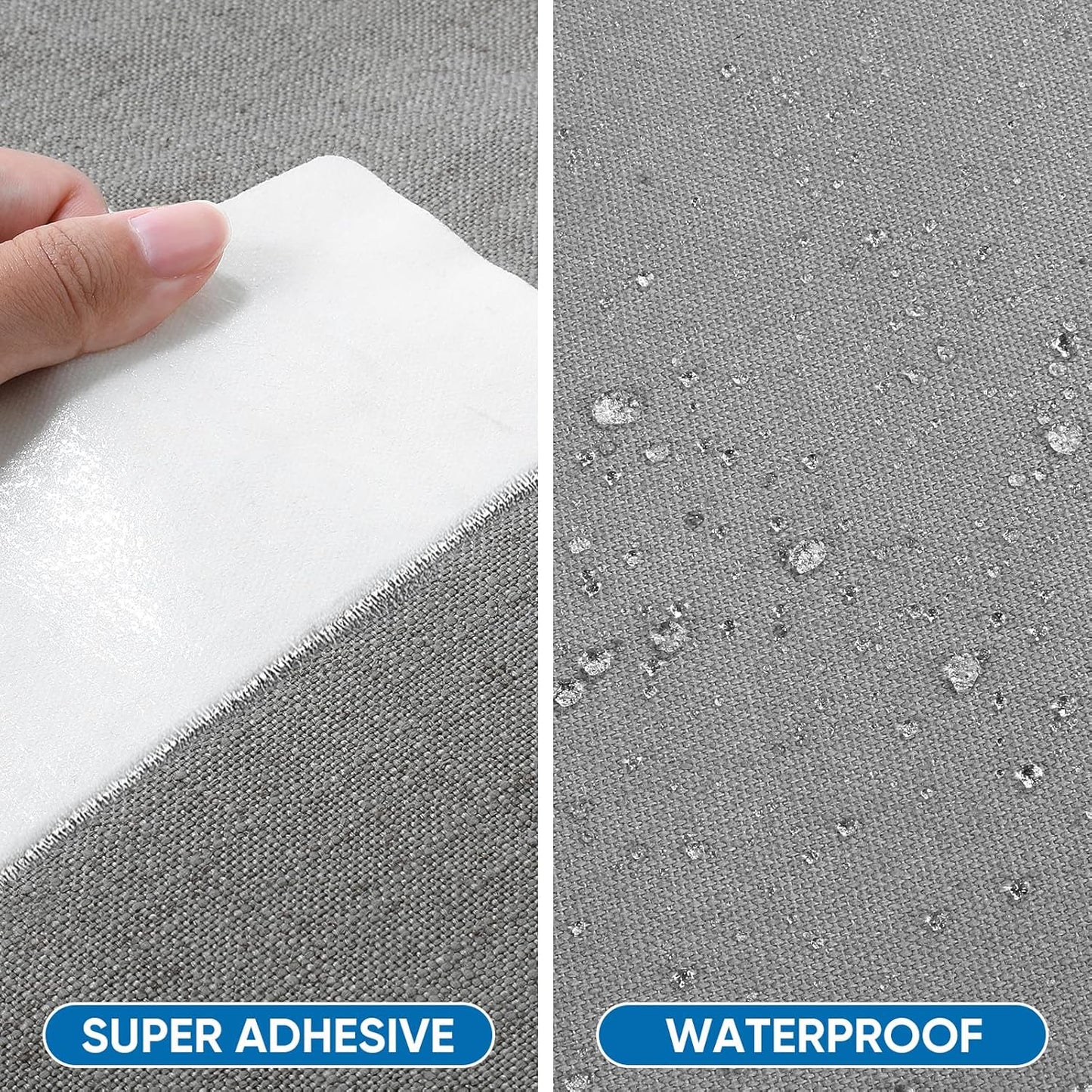 Oversized Canvas Patch 16 "x31, Self-Adhesive Waterproof Canvas Patch Set for Repairing Tents, Couch, Boat Covers, Camping Chairs, Awnings, Car Seats.(Black)