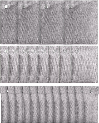 Nuanchu 24 Pcs Activated Charcoal Odor Absorber 50g/100g/200g, Air Purifying Bamboo Charcoal Bags, Natural Shoe Odor Absorber, Deodorizer Absorbers for Fresh Car Home Closet Pet Basement Smell(Grey)