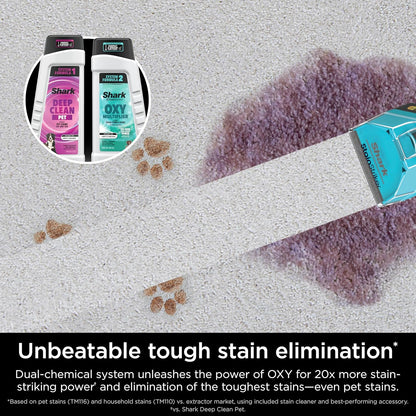 Shark CarpetXpert HairPro with StainStriker, Upright Carpet, Area Rug & Upholstery Cleaner, Perfect for Pets & Hair Removal, Carpet Shampooer, 4 Cleaning Tools, Pet Cleaning Solution, Copper, EX301