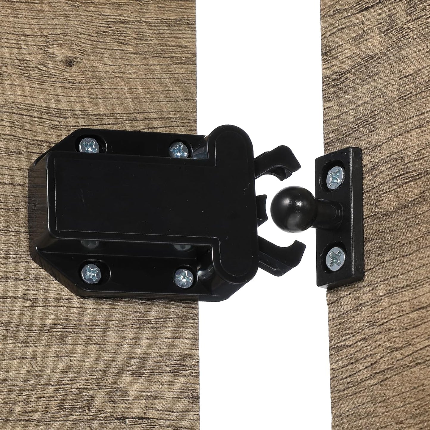 4Pack Push Latches for Cabinets, Push to Open Catch Lock,Safe Rebound Self-Locking Device Drawer Catch Push to Open Door Latch Cabinet Hardware for Cabinet Drawer Wardrobe Kitchen Door