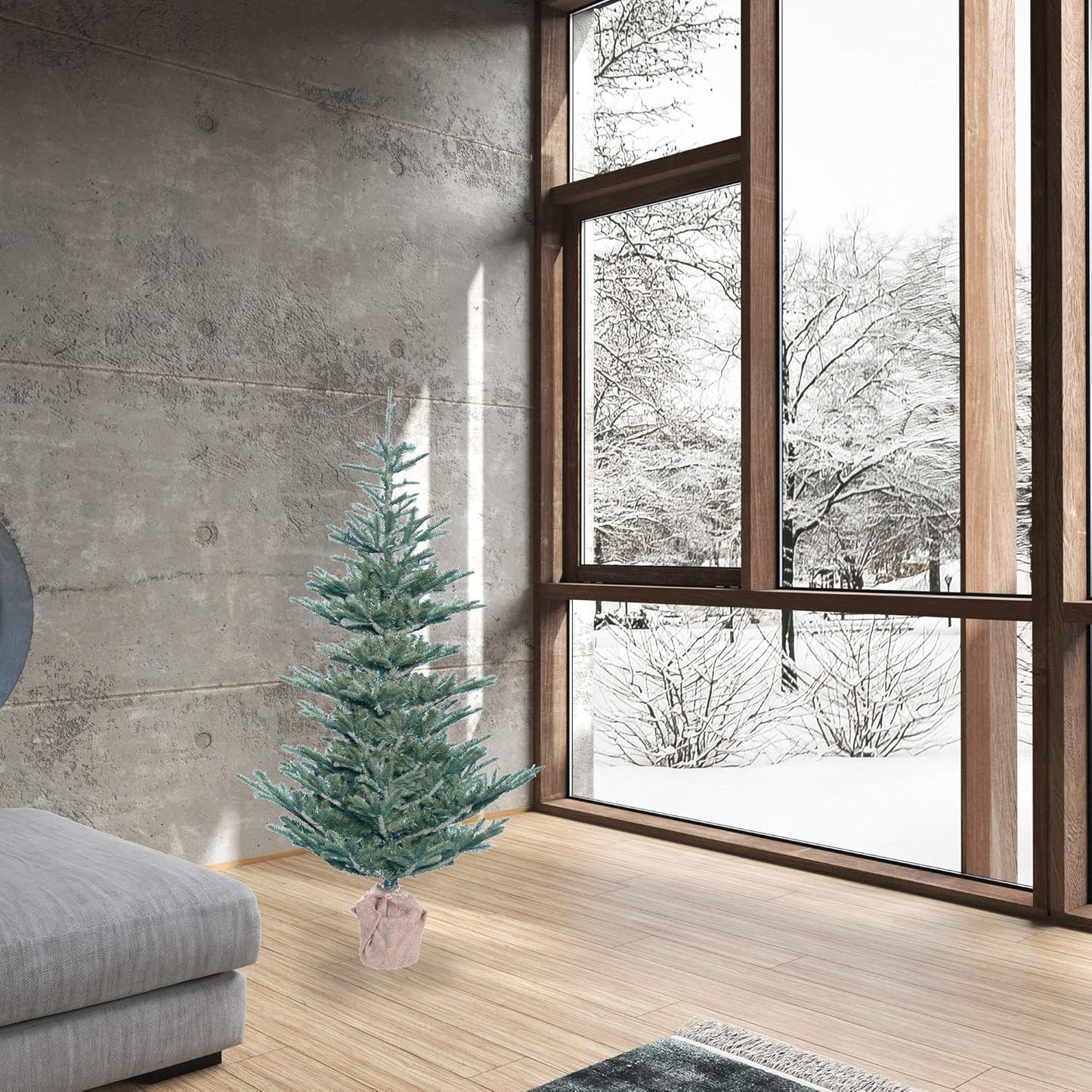 Vickerman G160450 Alberta Blue Spruce Christmas Tree