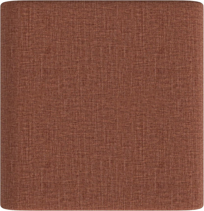 Modern Channel Rust Chenille Foot Stools Ottoman Home Décor, Soft Ottoman Foot Rest Chair for Bedroom and Living Room, Vanity Chair and Stool in Dressing Area, and Lounge (Rust Chenille)