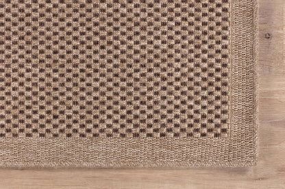 CAMILSON Easy Jute Round Rug 6ft Indoor Outdoor Natural Color Fiber Area Rugs for Living Room Patio and Kitchen Rug, Sisal Boho Woven Design Easy-Cleaning Washable Outside Carpet Alfombras (6 Round)