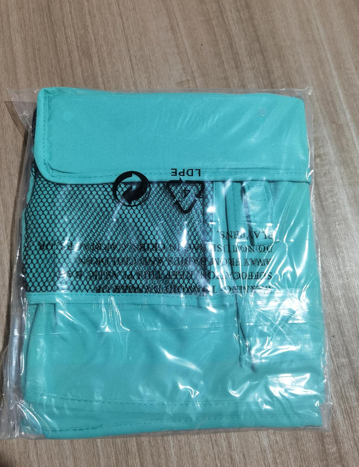 Surblue Bedside Caddy Hanging Bed Organizer Storage Bag Pocket for Bunk and Hospital Beds, College Dorm Rooms Baby Bed Rails, Camp 8 Pockets, (Large, Blue Plaid)