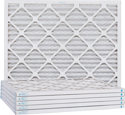 Aerostar 22x26x1 MERV 8, Pleated Air Filter, 22x26x1, Box of 6, Made in the USA