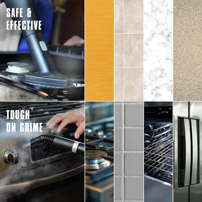 McCulloch MC1275 Heavy-Duty Steam Cleaner, 45 Minute Runtime, 18 Accessories: Mop Head, Brushes, & More - Built for Home, Tile, Grout, Carpet, Furniture, & Personal Car Detailing