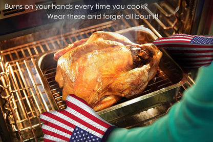 Kitchen perfection XL Silicone Smoker Oven Gloves-Extreme Heat Resistant BBQ Gloves-Handle Hot Food Right on Your Grill Fryer&Pit|Waterproof Grilling Cooking Baking Mitts|Superior Value Set+3 Bonuses