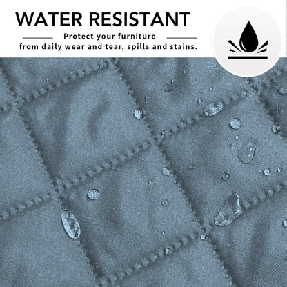 Easy-Going Sectional Couch Covers for Dogs L Shape Sofa Cover Reversible Sofa Slipcover Chaise Lounge Cover Furniture Protector Cover for Pets Dog Cat (42 x 52 inches, Light Blue/Light Blue)