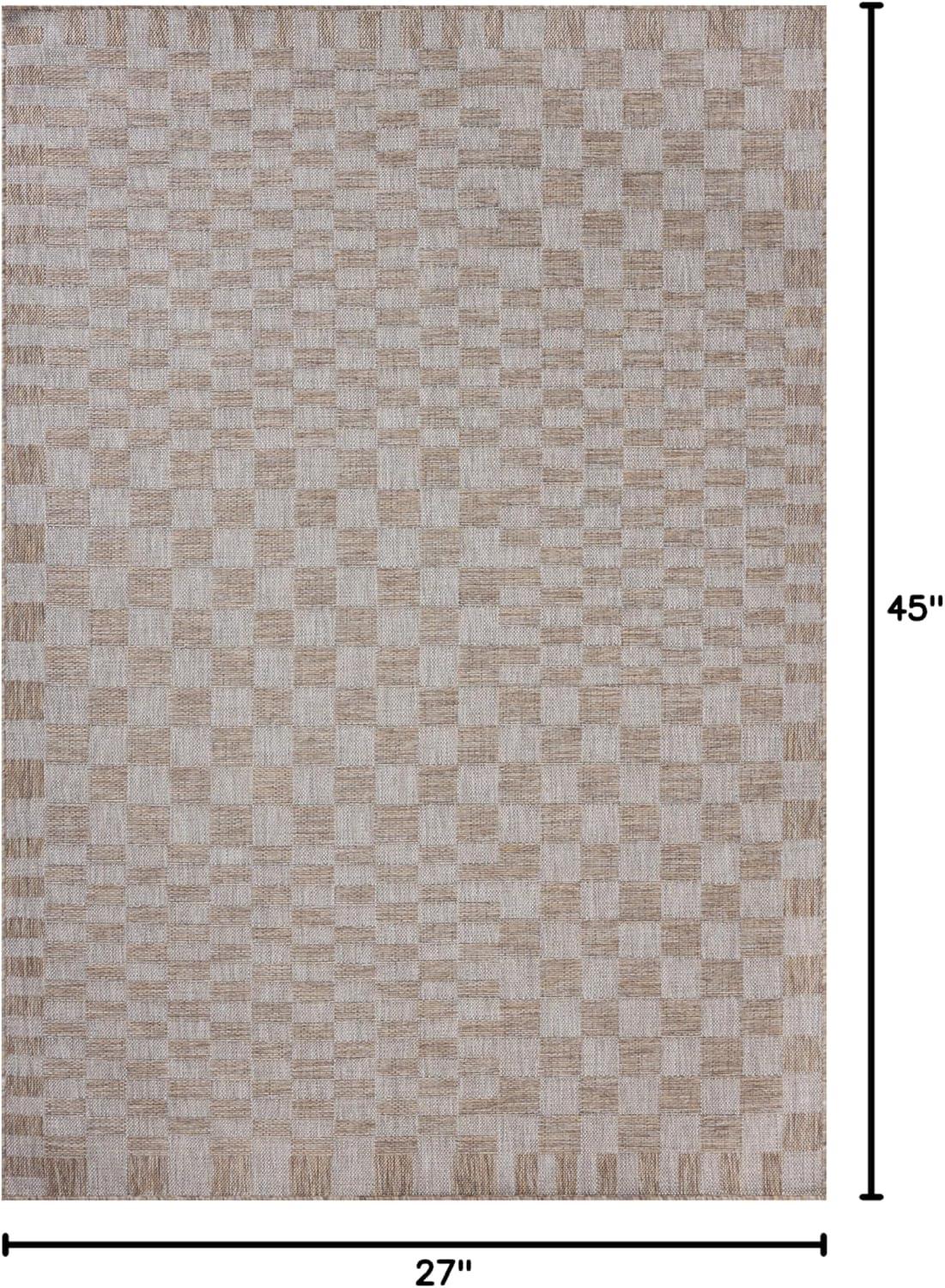 Loloi Amber Lewis Topanga Collection TOP-03 Natural/Dove 2'-3" x 3'-9" Indoor/Outdoor Area Rug