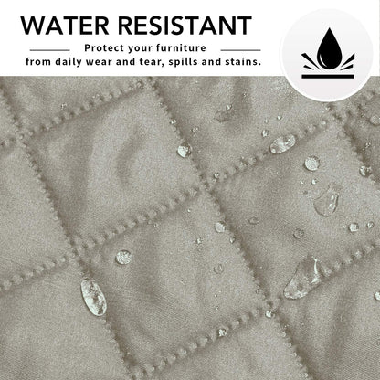 Easy-Going Sectional Couch Covers for Dogs L Shape Sofa Cover Reversible Sofa Slipcover Chaise Lounge Cover Furniture Protector Cover for Pets Dog Cat (42 x 52 inches, Beige/Beige)