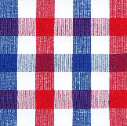 July 4th KitchenTowels Patriotic DishTowels 100% Cotton (Set of 6) 18X28 Inches Highly Absorbent Soft Durable Reusable & Washable Kitchen Towels (Red/Blue/White Buffalo Checks)