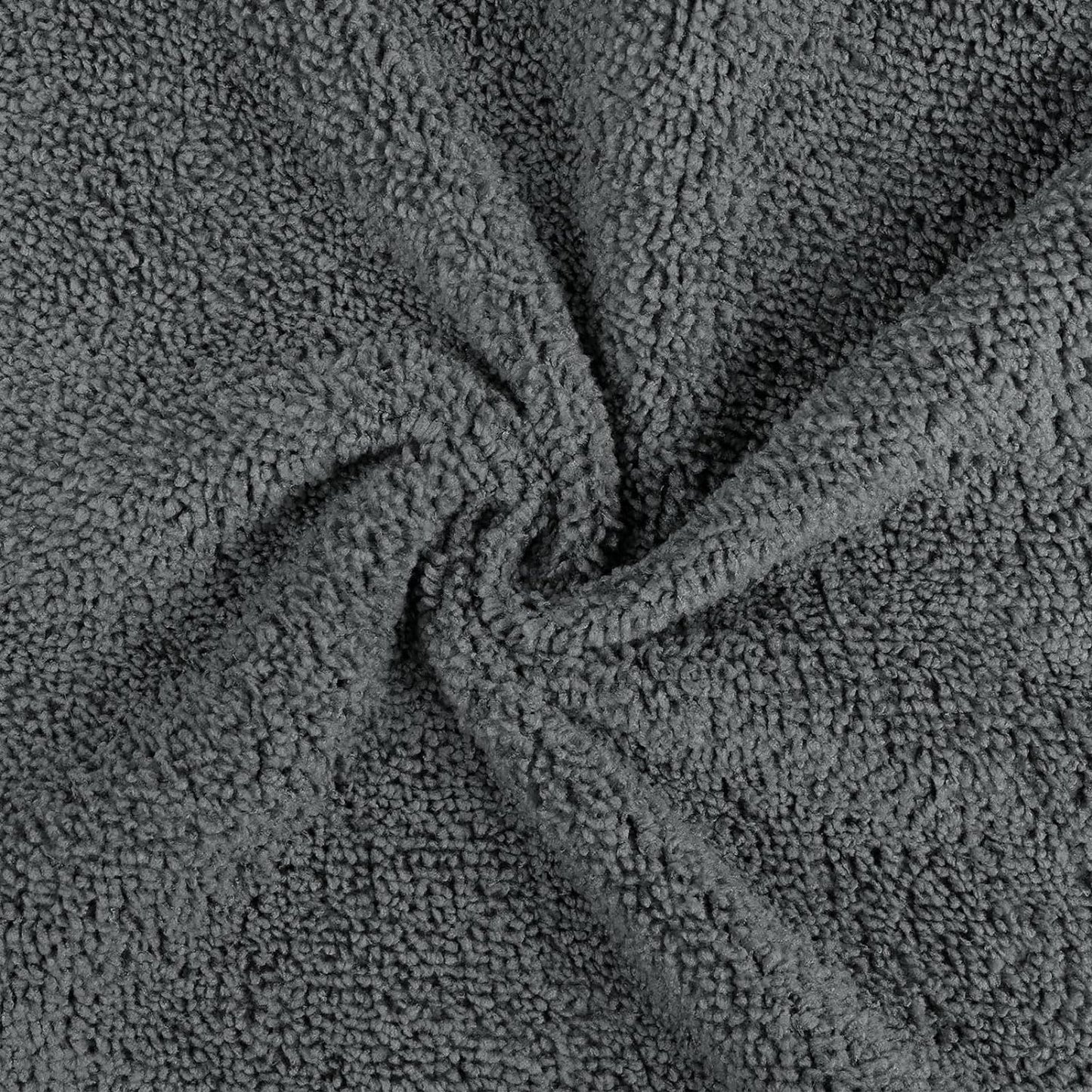 Orighty Washcloths Bulk Towel Sets 50 Pack, Highly Absorbent and Super Soft Microfiber Fingertip Towels, Multi-Purpose Wash Cloths for Bathroom, Hotel, Gym, and SPA, 12x12 Inch, Grey