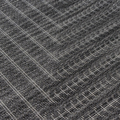 Adiva Rugs Outdoor Indoor Area Rug, Weather Resistant, Easy to Clean, Stain Resistant Floor Mat for Dining Room, Backyard, Deck, Patio (Pebble Weiss, 2'6" x 7')