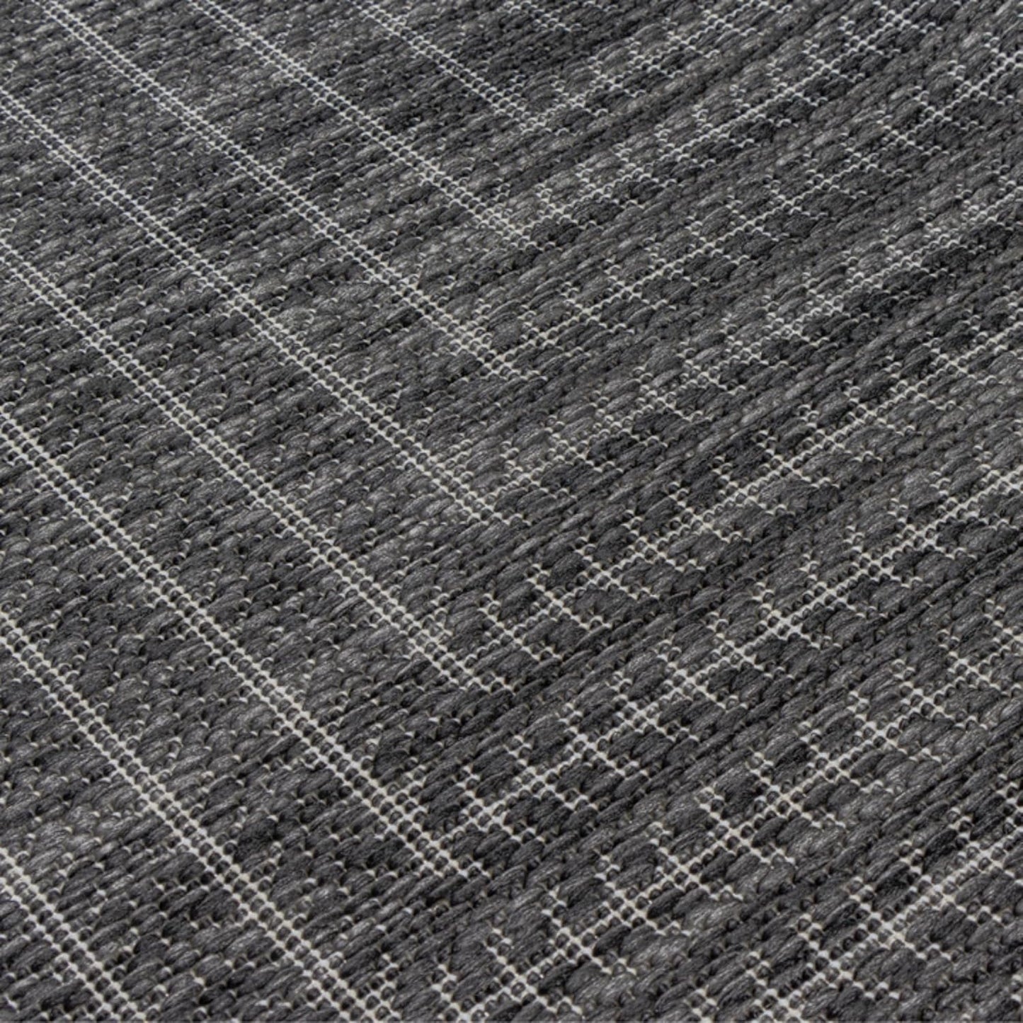 Adiva Rugs Outdoor Indoor Area Rug, Weather Resistant, Easy to Clean, Stain Resistant Floor Mat for Dining Room, Backyard, Deck, Patio (Pebble Weiss, 8' x 10')