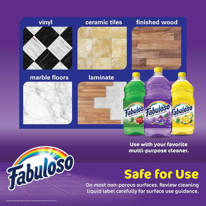 Fabuloso Microfiber Cleaning Cloths, 8 ct, Rainbow Colors | Lint-Free, Scratch-Free Cleaning Cloths for Surfaces and Wood Furniture | Microfiber Dustless Cloth for Bold and Bright Cleaning Experience