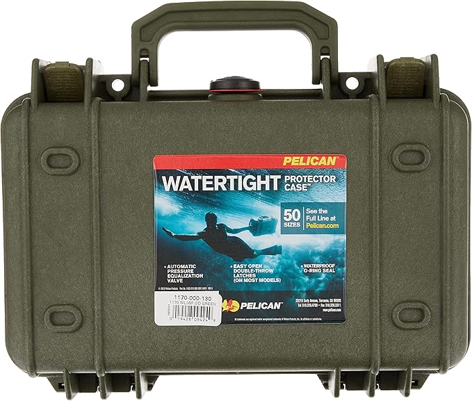 Pelican 1170 Case With Foam (OD Green)