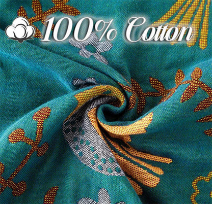 MSGKV Boho Throw Blanket 100% Cotton Blankets for Bed Couch 60''x80'', Soft Summer Blanket Travel Boho Quilt Muslin Blanket Home Decor Farmhouse Warm Throws Gifts for Women Mom